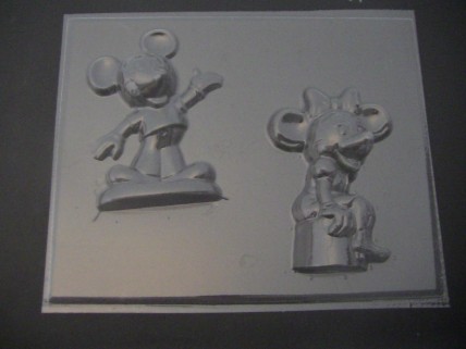 219sp Famous Male and Female Mouse Chocolate Candy Mold 219sp Famous Male and Female Mouse Chocolate Candy Mold